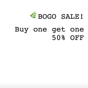 BOGO 50% OFF